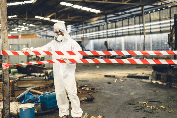Professional Crime Scene Cleanup technician working in Fairview, NC